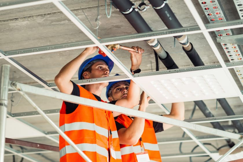 Building maintenance works