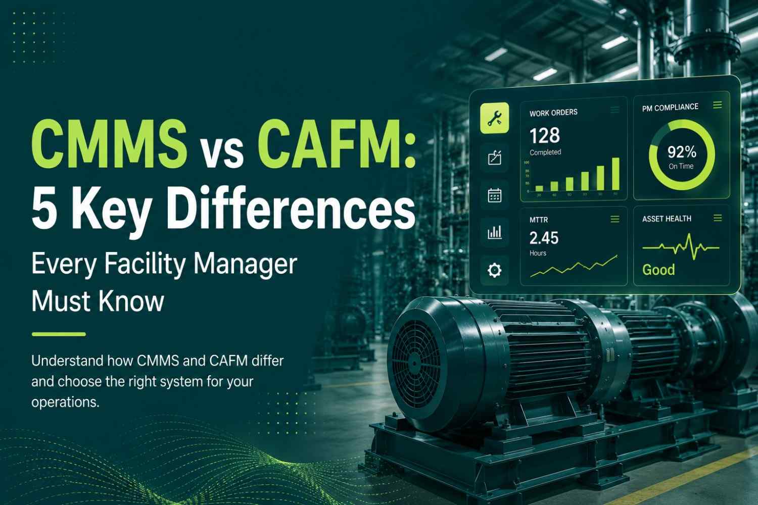 CMMS vs CAFM: 5 Key Differences Every Facility Manager Must Know